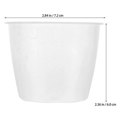 Useful 10 Pcs Food Grade Plastic Rice Measuring Cup Rice Cooker Measurement Tools For Dry And Liquid Ingredients (160Ml)