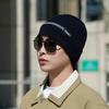 Men's Winter Knitted Hat Velvet Thick Outdoor Riding Ear Protection Coldproof Warm Hat