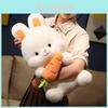 Cartoon Rabbit Plush Toy With Soft Short Pile For Kids Birthday Gift