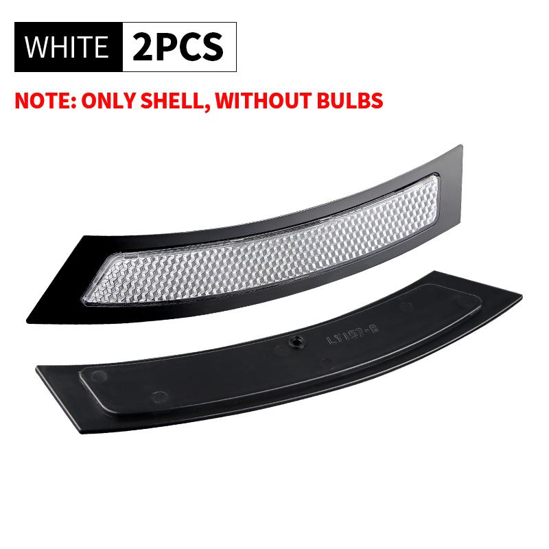 2PCS For BMW 3 Series E92 E93 Only Coupe Convertible No Bulbs Side Bumper Marker Reflector Light Covers OEM Parts Lamp Housing