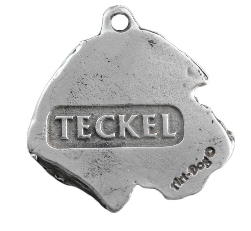 Dachshund II - Necklace with dog, silver-plated pendant for dog fan, unique jewelry by Art-Dog brand