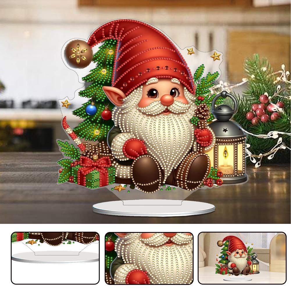 2D Flat DIY Table Top Diamond Painting Ornament Kits 5D DIY Diamond Art Tabletop Decorations for Home Office Desktop Decor