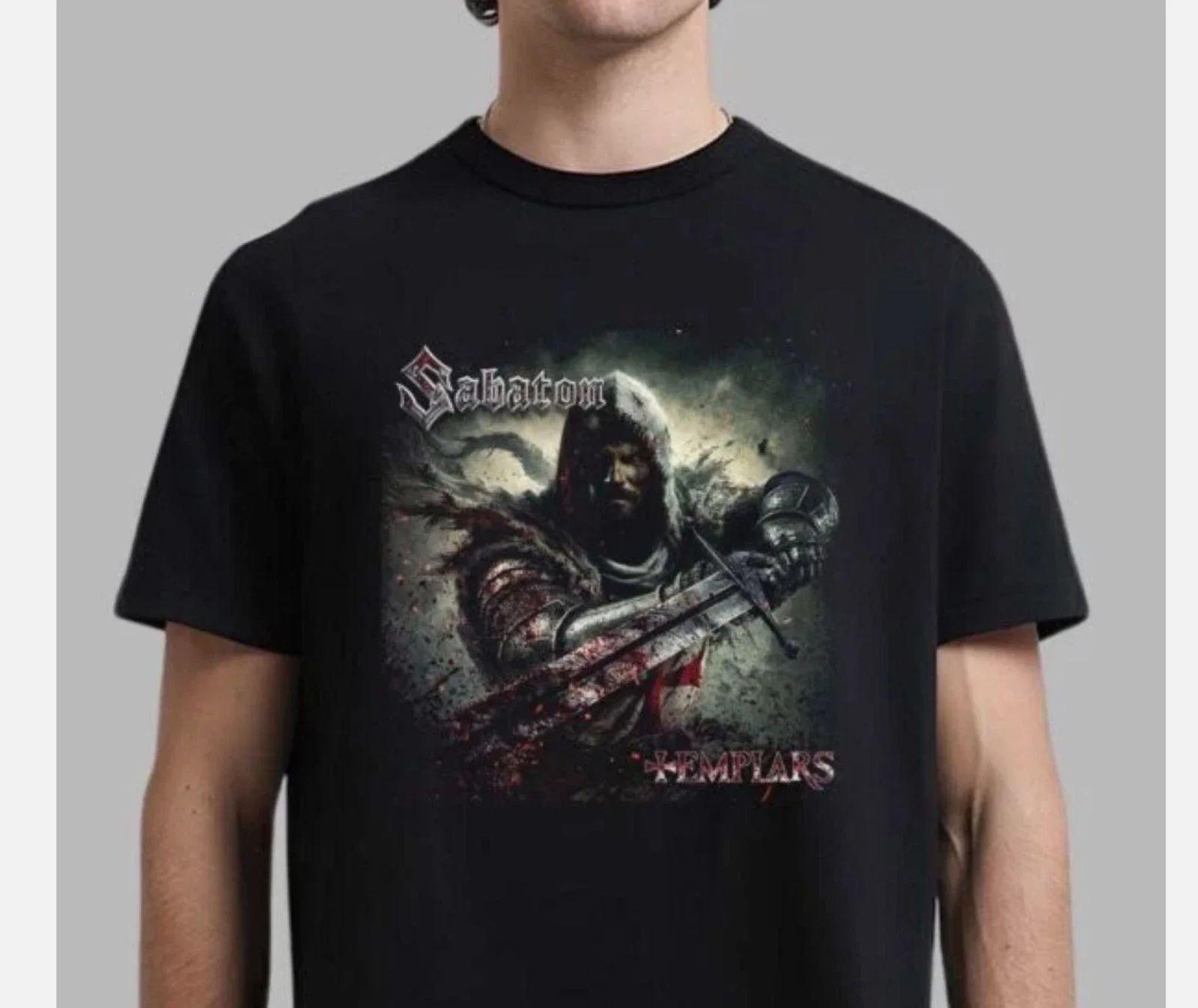 Rock Heavy Metal Tops The Sabaton Legend Tour Europe 2025 Tshirt Is A Genderfriendly Print Cotton Shortsleeved Tshirt Unisex S