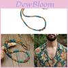 Geometric Stone Beaded Necklace For Men And Women Handmade Art Jewelry Summer