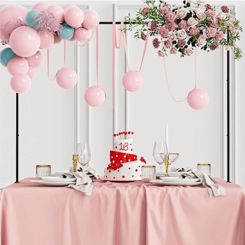 Over The Table Rod Stand with Clamps Adjustable 31"-98" Width Table Arch Stand Hanging for Decoration Wedding Birthday Christmas