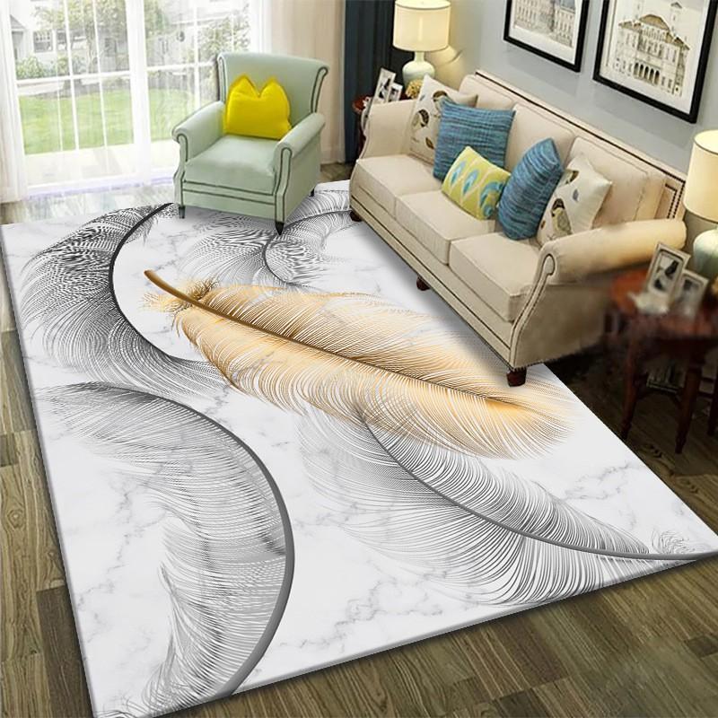 Modern Minimalist Geometric Triangle Area Rug Living Room Bedroom Office Non-Slip Floor Mat Washable