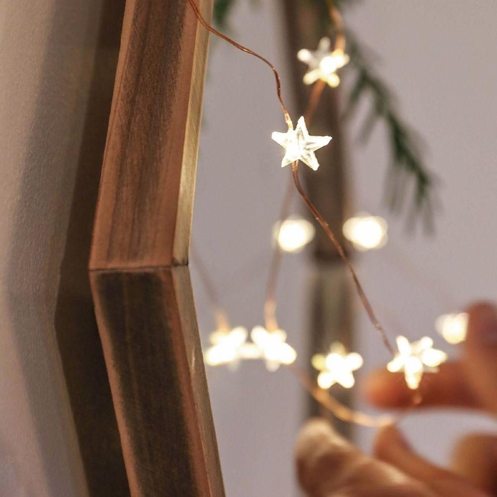10/20/40 LED Star Light String PVC Fairy Lights Decor Lights Copper Wire Starry Light  Christmas