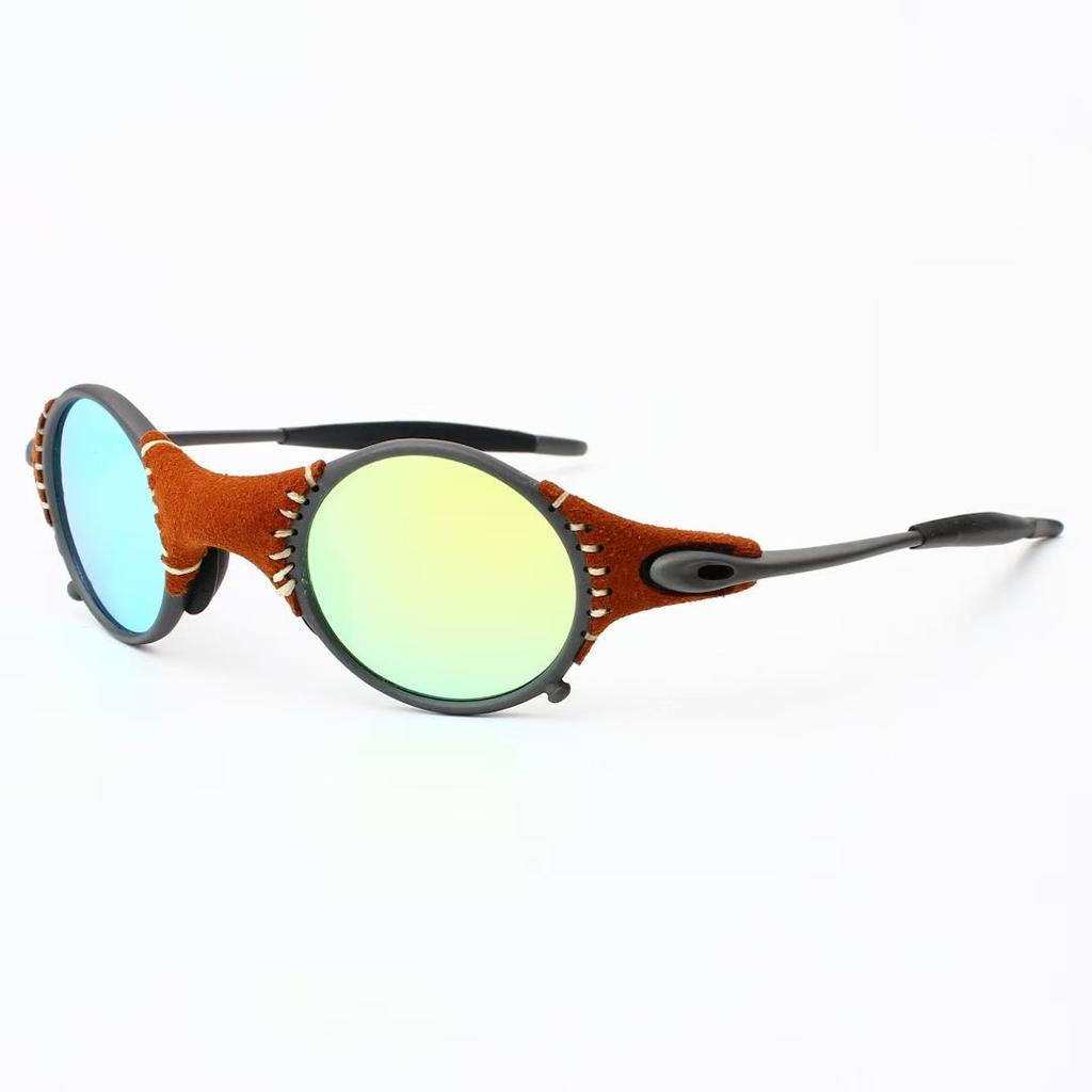 MTB Cycling Sonnenbrille UV400 Metallrahmen Fahrradbrille für Herren Reitbrille E5-3