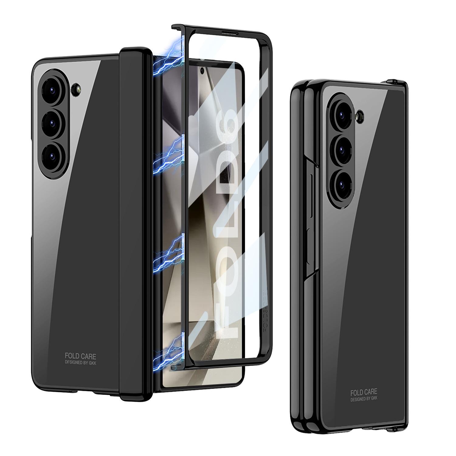 

Чехол для мобильного телефона Samsung Fold6, пленка для складного экрана, магнитная адсорбционная ось, фантомный прозрачный, 5G, противоударный, ультратонкий, модный SM-Fold6