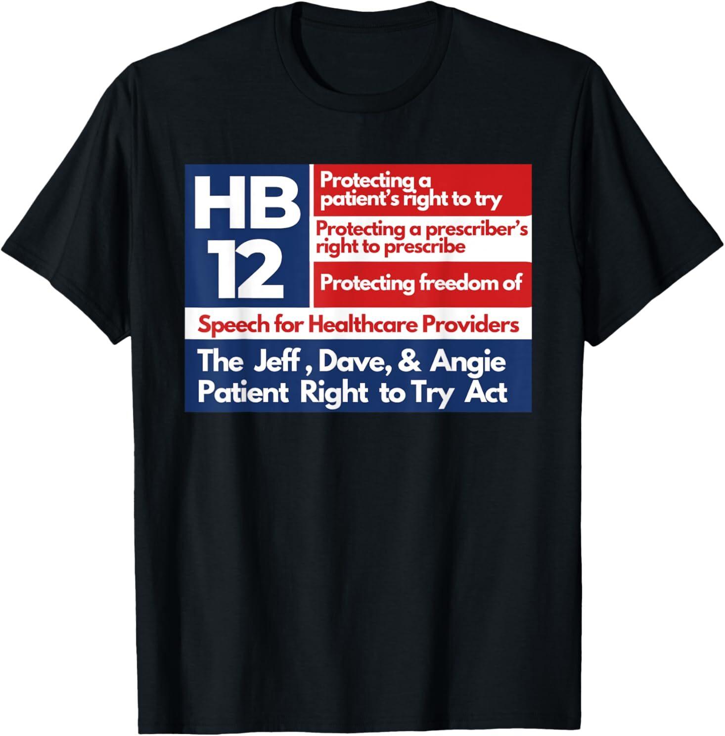 HB12 Protecting a Patient s Right to Try T-Shirt M