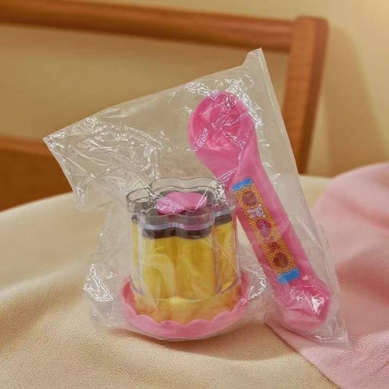 

Креативный набор игрушек для кормления мороженым для кормления едой, раннего образования, игрушка-клубничный пудинг, игрушки для игры в домик для детей