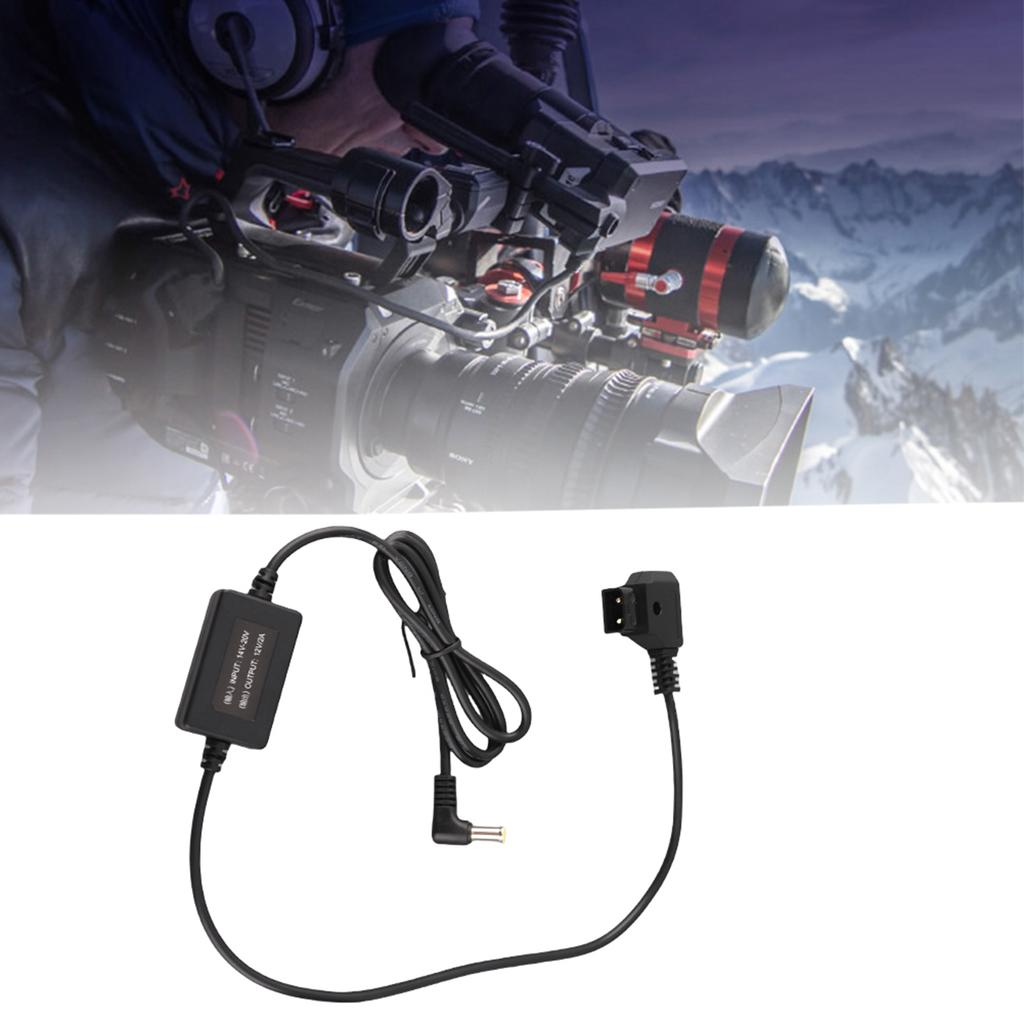 D TAP to DC12V Video Camera External Power Cord Line Accessory for FS7 FS5