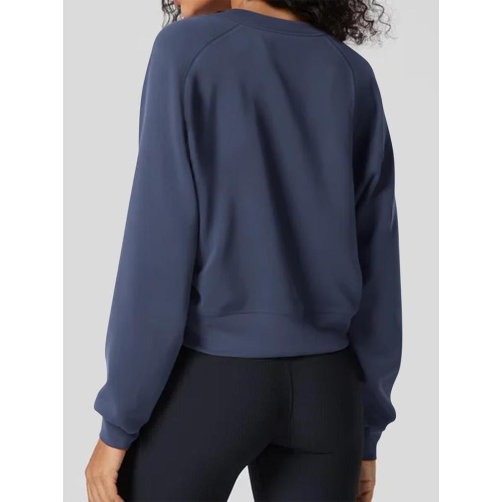 New Fashion O Neck Sweatshirts For Women  Long Sleeve Lightweight Fall And Winter Tops