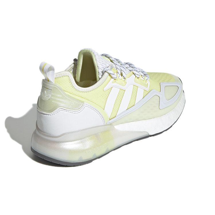 Adidas ZX 2K Boost Bílá Žlutý Nádech Dámské Tenisky Obuv-Bílá GX2711
