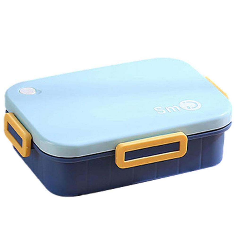 Stainless Steel Lunch Box Stainless Steel Leakproof Food Containers Large Capacity Food Storage Compartment Prep Lunchbox For