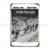 Giro D Italia Vintage Stelvio Pass Cykelracing Reklamtryck Metallplatta Klassisk Retro Karaktärsdesign Plåttskylt Affisch