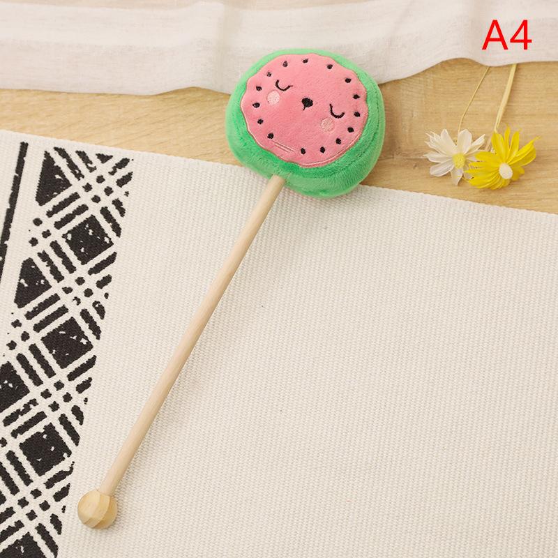 1PCS Cute Cartoon Massage Hammer Hitting Hammer Stick Handheld Plush Small Hammer For Neck Shoulder Meridians Legs Back Massage