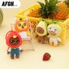 Genuine KAKAO FRIENDS Fruit Plush Doll Keychain Charm