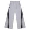 Kids' Embroidered Striped Wide-Leg Sport Pants