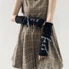 New Long Arm Warmer Gloves Knitted Cold Proof Warm Arm Sleeve with Ribbon Fingerless Gloves Women