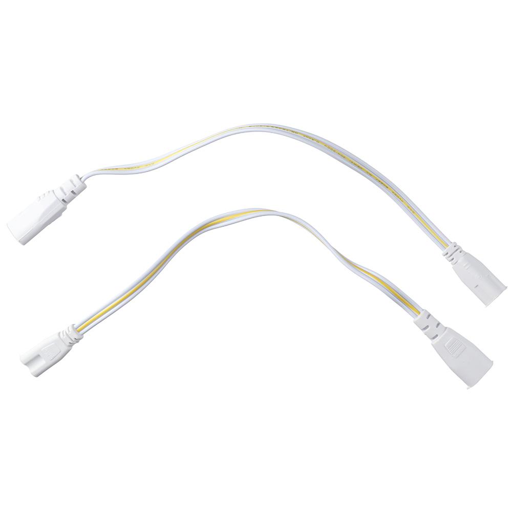 2pcs White LED Lamp Connecting Wire Copper .LED Tube Integrated Three Hole Plug Wire  Electrician