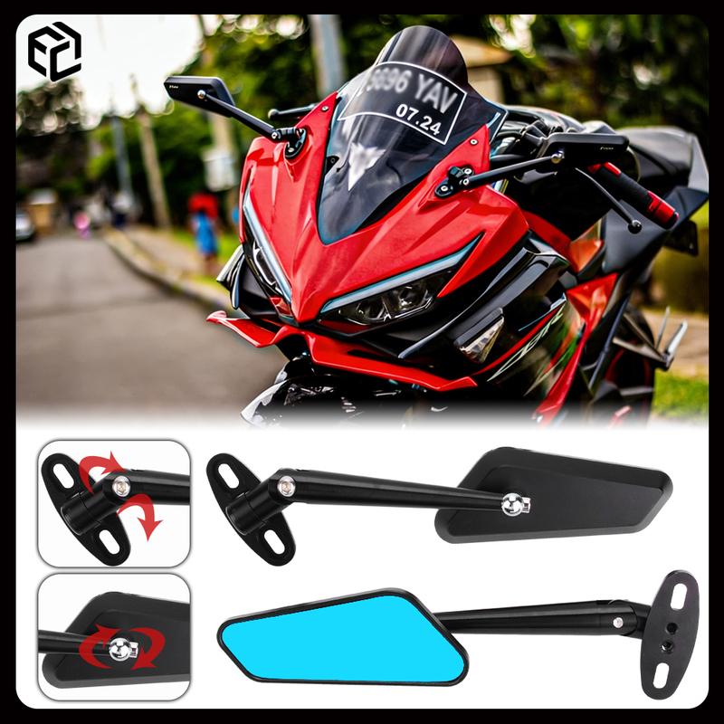 Racing Motorcycle Rearview Mirror for Aprilia RS50 / RS125  / RS660 / RS457 / RSV4 Has Anti-glare Function CNC Aluminum Alloy