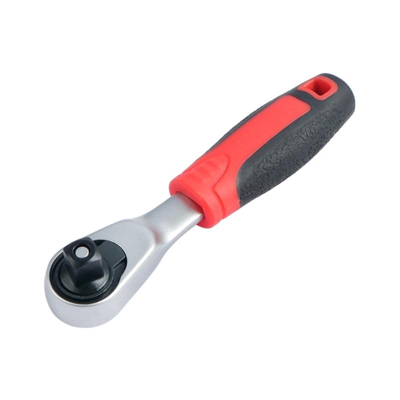 Mini Ratchet Socket Wrench Featuring 72 Tooth Reversible Mechanism for High Torques in Confined Space 1