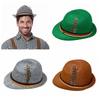 Oblečte se na Oktoberfest Klobouk Bavorský kostým Cosplay čepice Venkovní akce Ozdoby s peřím Klobouk Muži Ženy