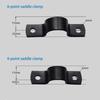 Strong Metal Tube Clamp Mounting Clamp Guard Improved Build with Guard Layer Simple Installation for Home Business Use