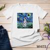 Dalmatiner Sternennacht Impressionistischer Hund T-Shirt