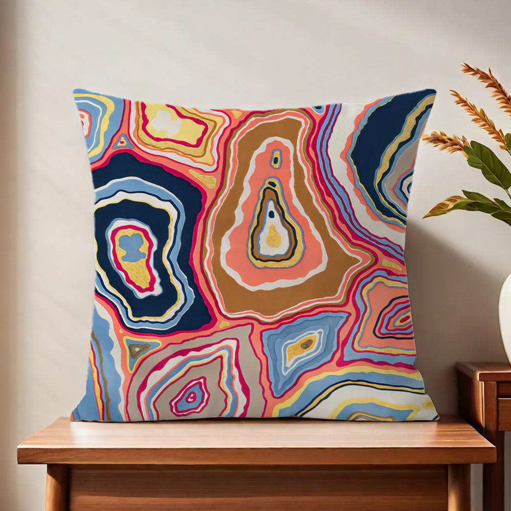 CRAFTED WITLOVE Ttouss cushion cover For Pillow Printing Sofa Decoration Home Car Room Coffee Shop Office Nordic Simplicity