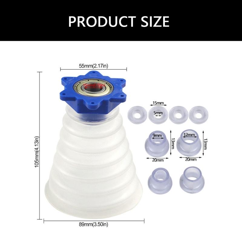 Drill Dust Cover Collector Drilling Holes Dust Catcher Bowl Scalable Dust Cover for Electric Drill Bit Home Accessories