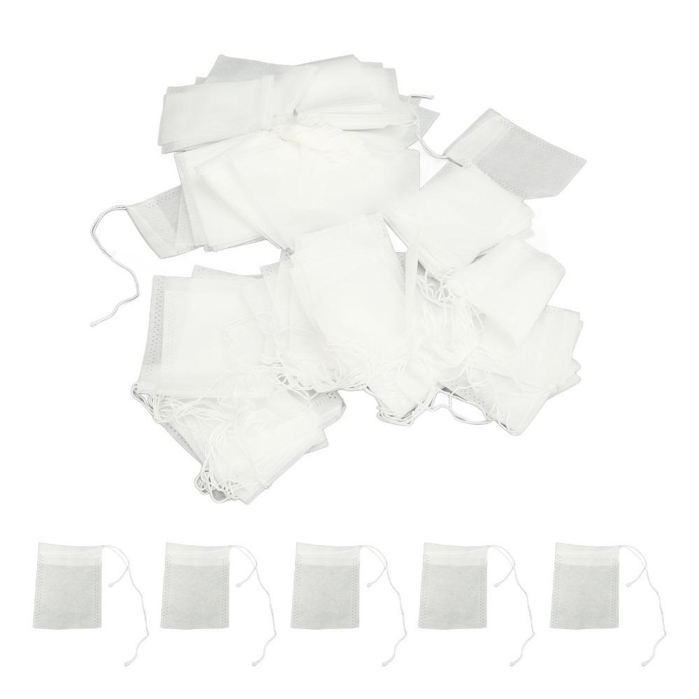 

1000 Pcs Mesh Tea Infuser Bags Non Woven Fabric Empty Tea Bags Durable Tea Bags Coffee белый