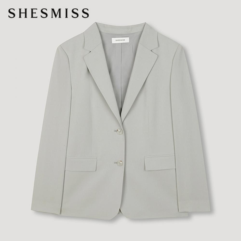 

She S miss Двухпуговичная базовая куртка SwSjkn21040 Lg light gray/55