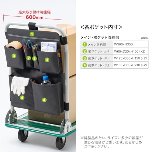 Sanwa Supply VEH-BAG3 Hand Truck Bag (Long Type)