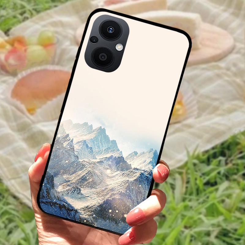 Case For OPPO Reno 7 8 Lite 5G Covers Soft Silicon Lion Wolf TPU Phone Cover for Oppo Reno7 Z 5G Reno 7Z 7Lite Cases Cool Marble