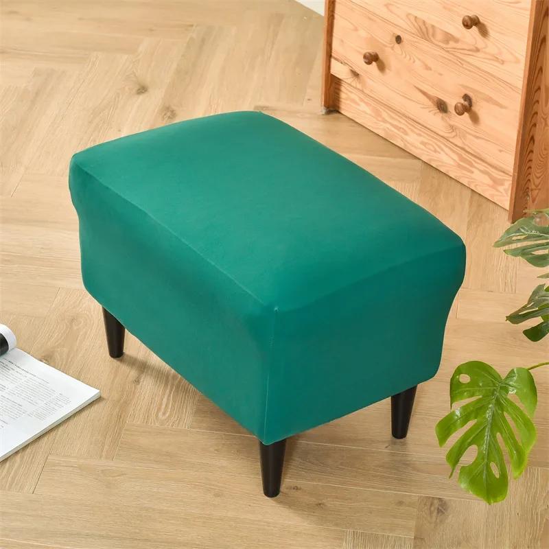 Elastic Wing Chair Cover Stretch Spandex Wingback Sofa Slipcovers Solid Color Wing Armchair Covers with Seat Cushion Covers