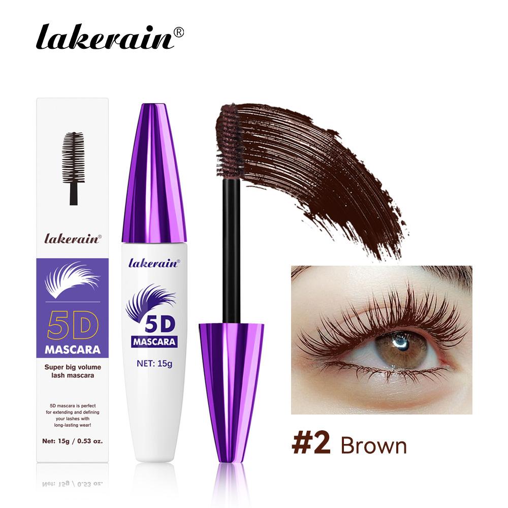 

Тушь для ресниц 5D Volume Lash Mascara, водостойкая и стойкая, естественная, утолщающая, не склеивающая и не закручивающая ресницы, быстросохнущая