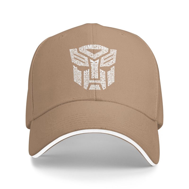 Transformer Autobots Film Print Baseballkappe Sandwich Hüte Herren Damen Verstellbare Snapback Kappen Sommer Sonnenschutzhut