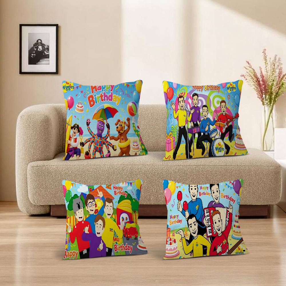 Customized The Wiggles Theme pillow cover sofa cushion cover home room decoration children gift