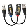 1 Paar 8MP Hochauflösender gespleißter passiver Video-Balun Push-Klemme Twisted-Pair-Sender