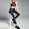 Women's High-Waist Slimming Lambskin Leather Pants: Sexy, Hip-Hugging, Casual, Long, and High Elasticity