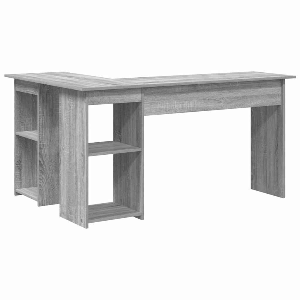 Desk Grey Sonoma 142 x 102 x 73 cm Particleboard