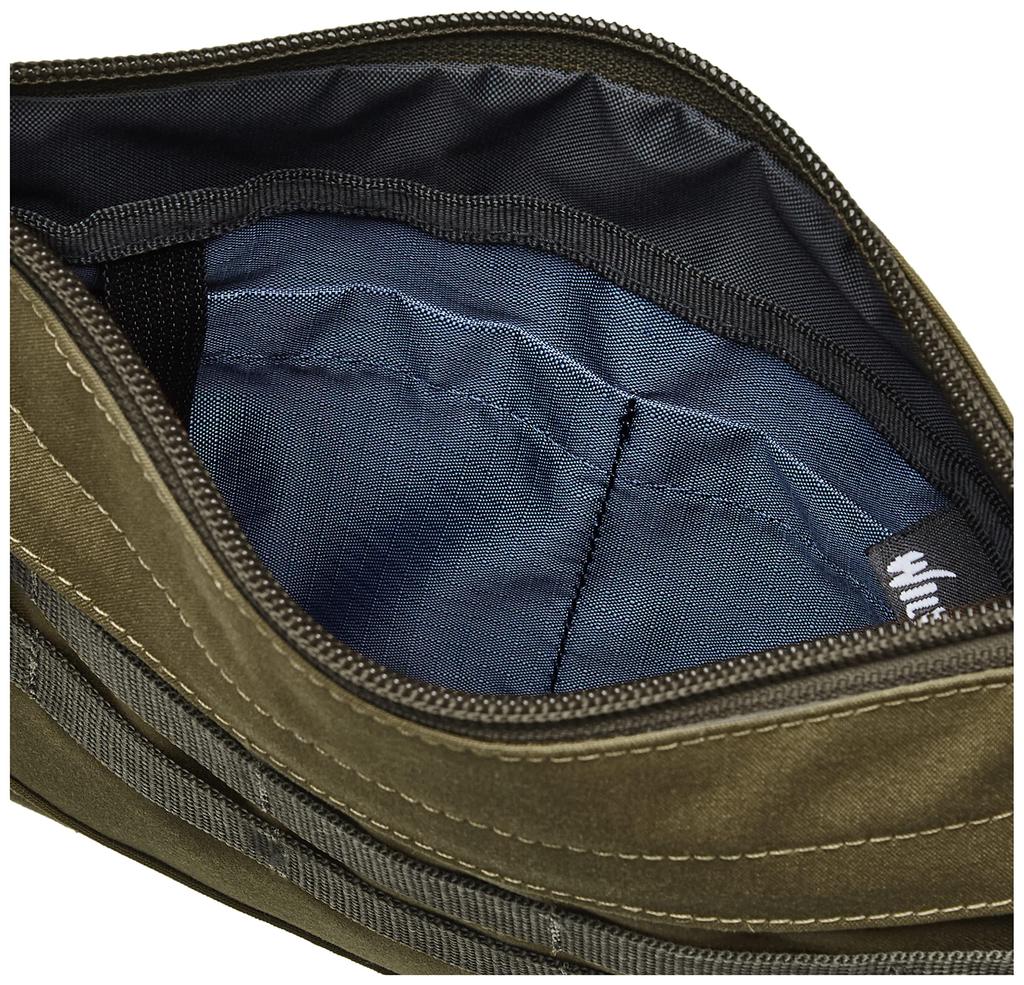 Wild Things Sacoche with Key Hook and Military Olive WT-380-3006 Pocket,