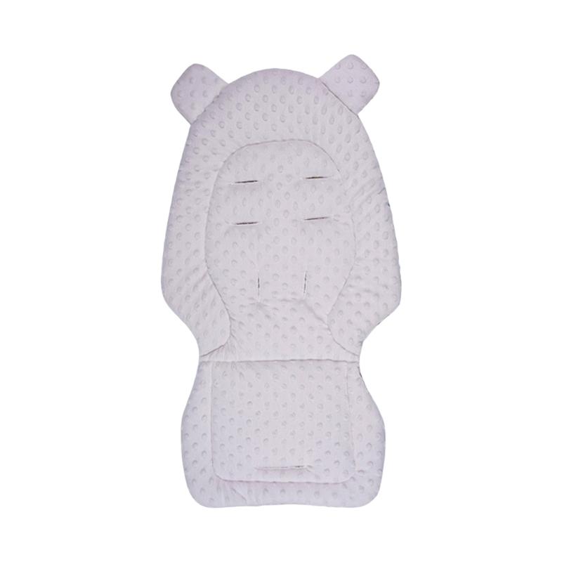 Breathable Double Sided Infant Strollers Cushion Cosy Dotted Backing Reversible Pram Seat Liner for Car Seat Swing