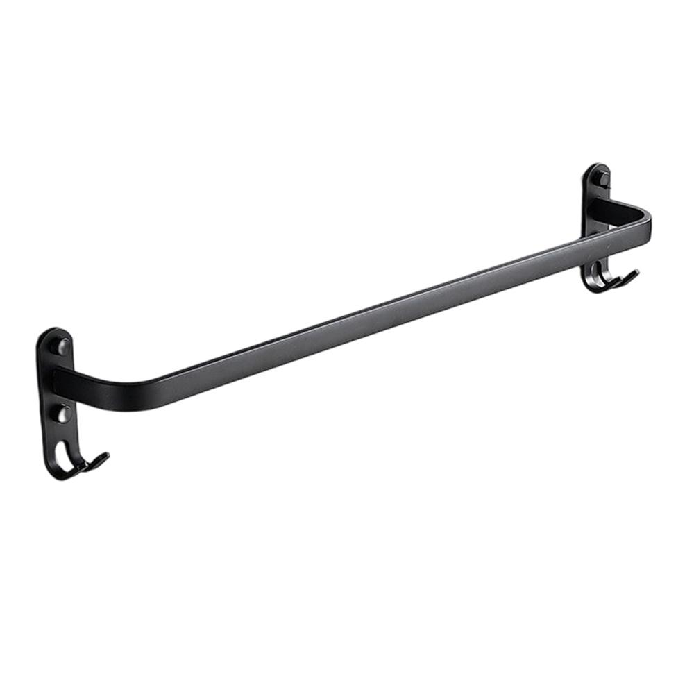 

50cm Single Bar Towel Rack Wall Mounted Space Aluminum Bathroom Towel Holder Hanger