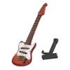Miniature Dollhouse Guitar Toy Lightweight Exquisite Shape Educational Wooden Craft Ornaments for