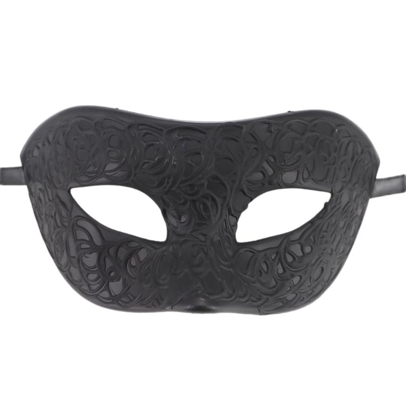 Masque de Mascarade Rétro Masque de Mardi Gras Masque de Fête Vénitien Masque Demi-Visage pour Bal d'Halloween Cosplay Accessoires de Spectacle