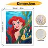 Disney mermaid underwater digital oil painting art painting handmade diy home decorations