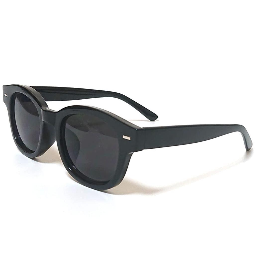[Berkuto] Black X Smoke Sunglasses, Eyeglasses, Fashion Glasses, Fashion Glasses, Men's, Women's, Round, Square, Transparent, Tinted, Small, Large,